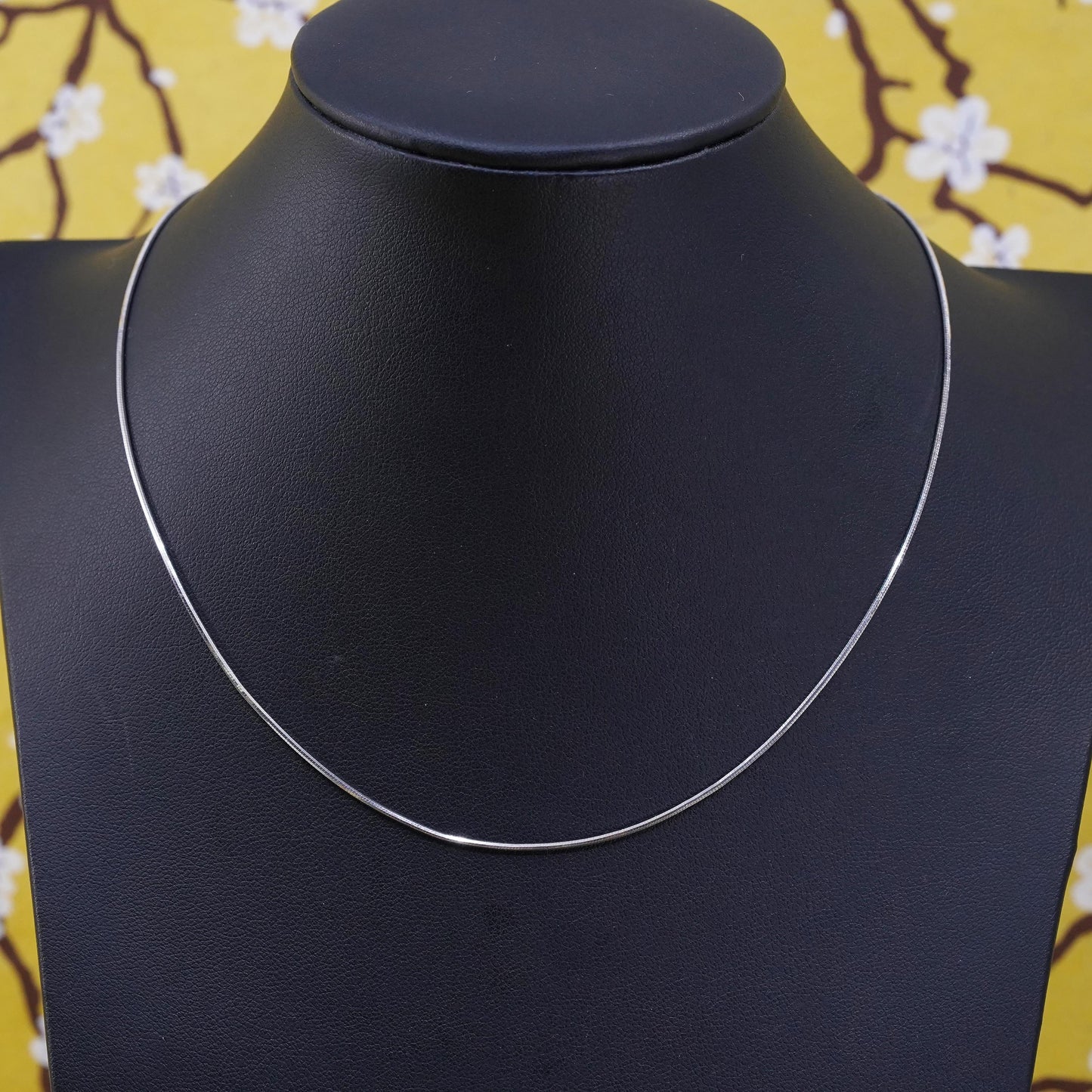 16”, 1mm, vintage Silpada sterling silver snake chain, Italy 925 necklace