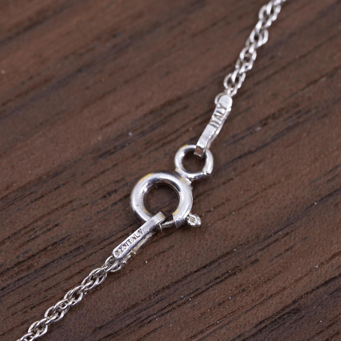 20”, Sterling Silver 925 Singapore rope chain necklace 925 sand dollar pendant