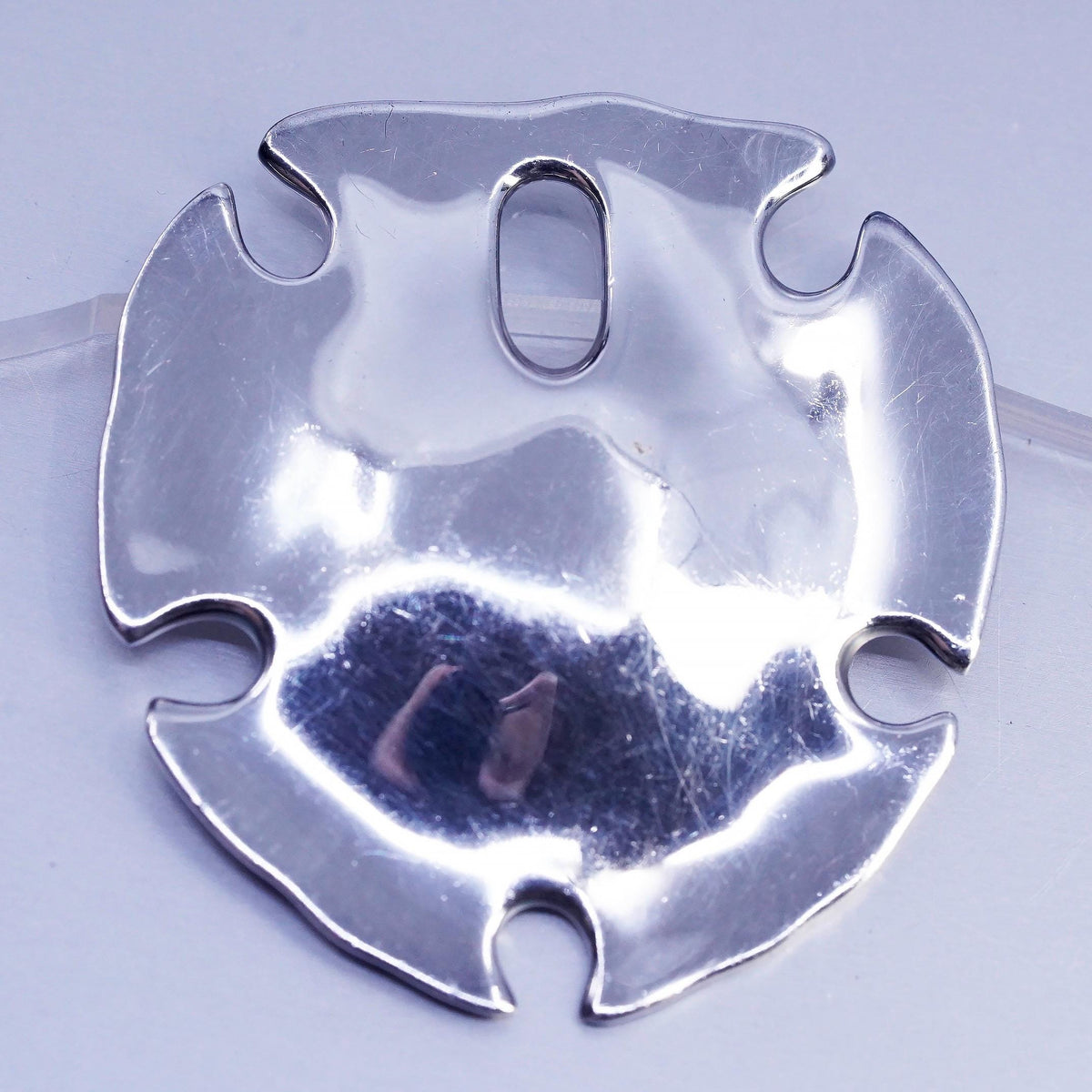 Robert Lee Morris RLM Studio Sterling Silver Sand Dollar Pendant, 925 Sea Shell