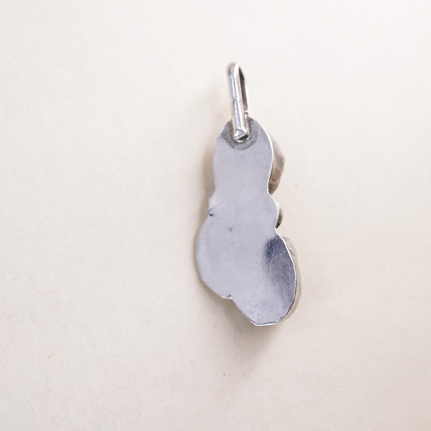Native American Sterling silver 925 handmade pendant with turquoise