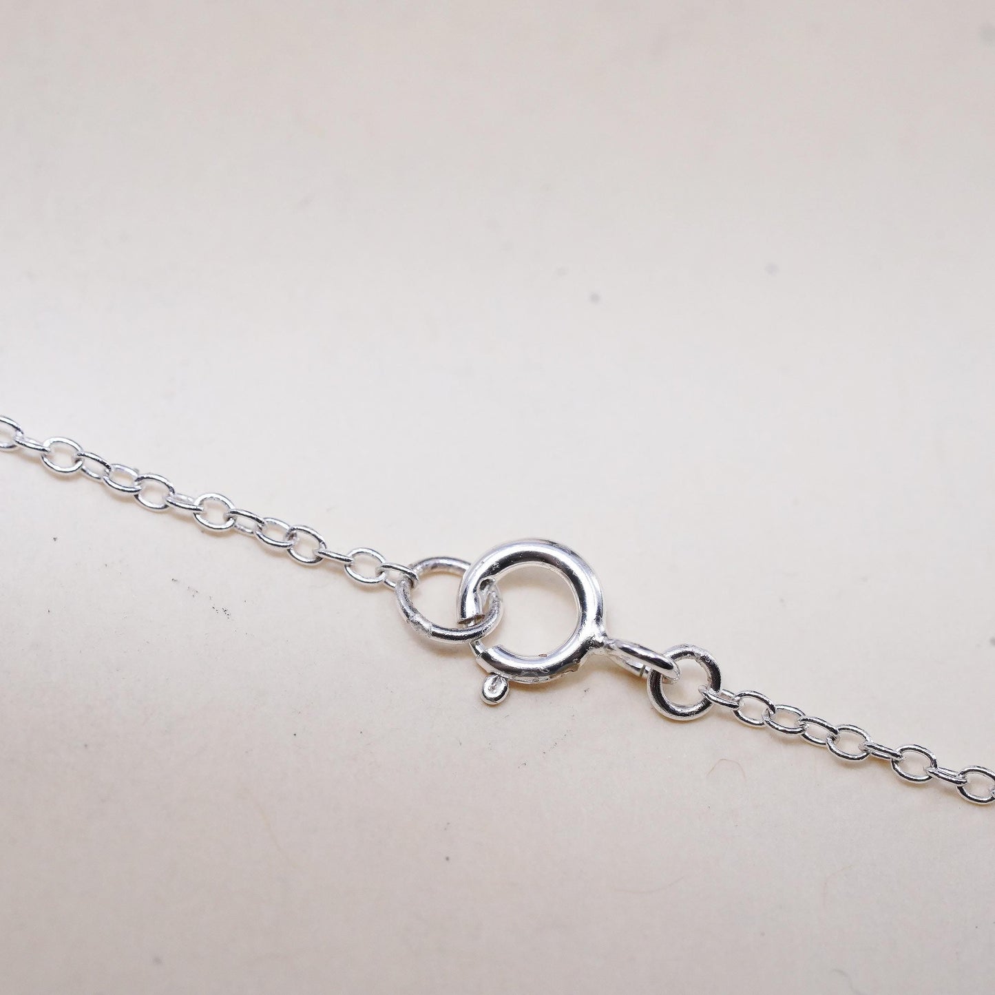 16+2", sterling silver necklace, 925 circle with Astrology pendant Sagittarius