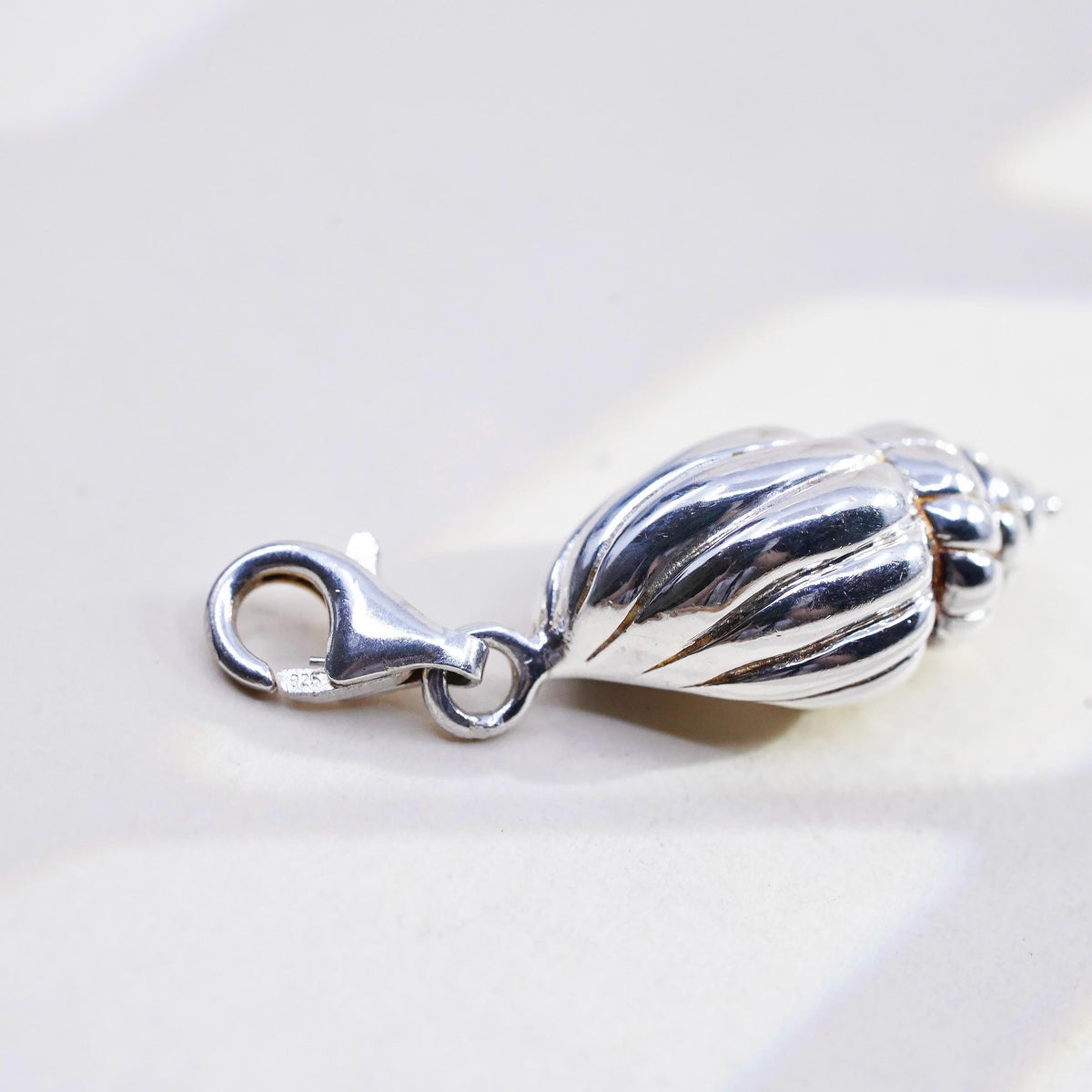 Vintage THOMAS SABO sterling silver handmade pendant, solid 925 shell charm