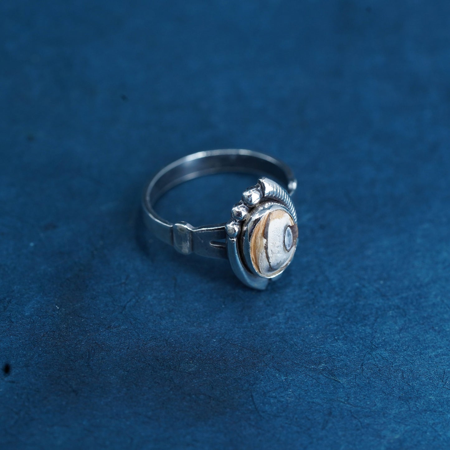 Size 5, bell trading post Sterling 925 silver ring Native American southwestern