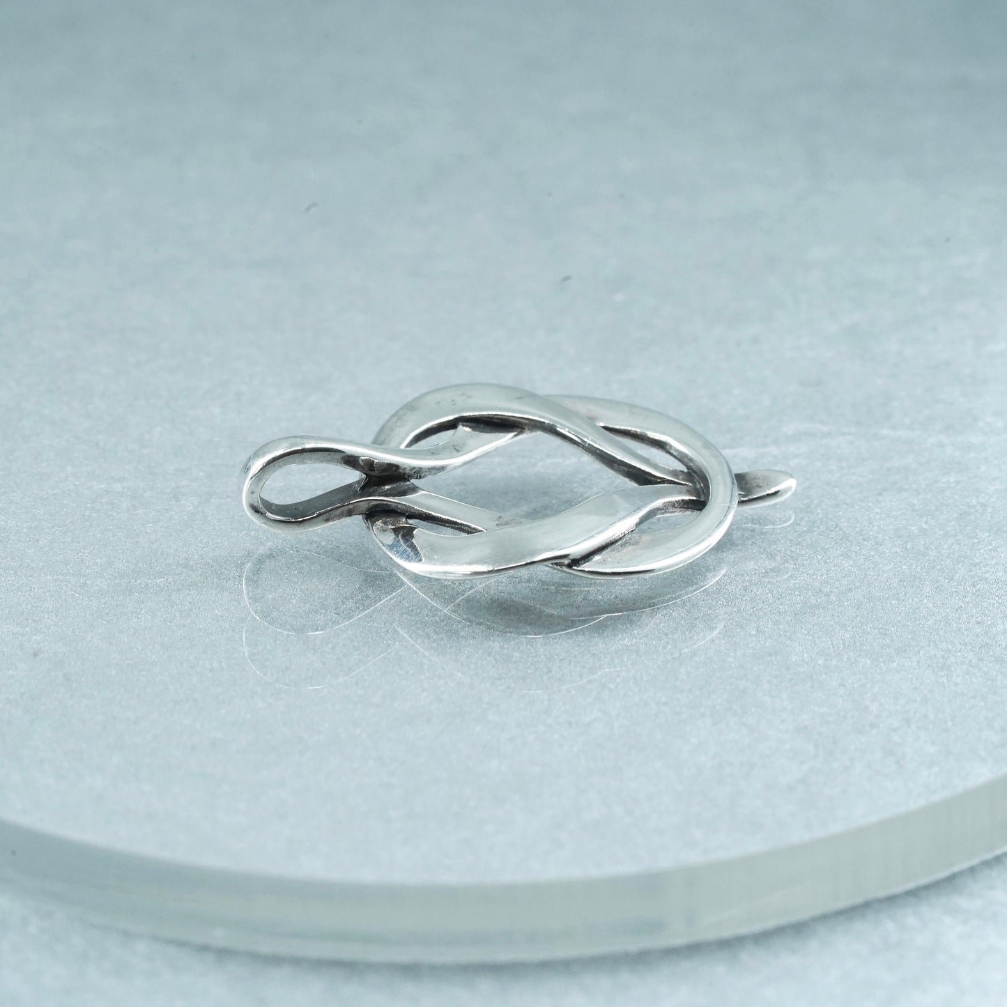 Vintage sterling 925 silver handmade Irish Celtic knot pendant