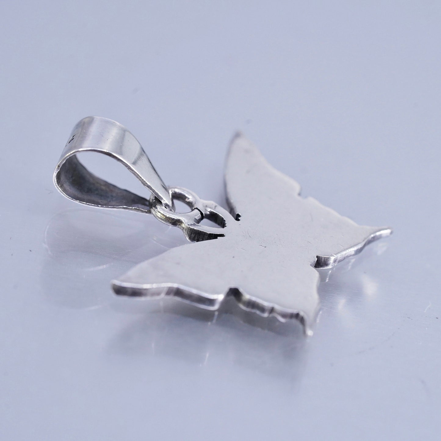 Vinatge designer Sterling 925 silver handmade simple modern 925 butterfly