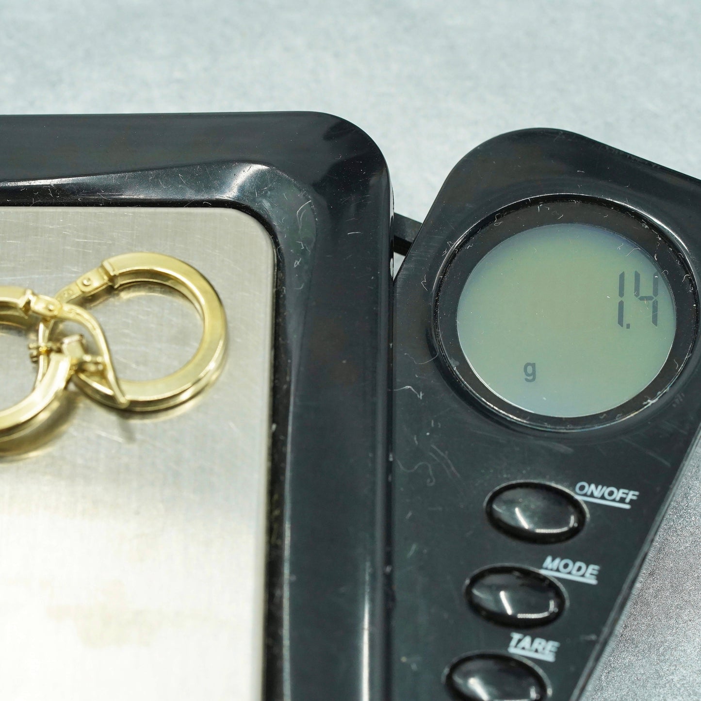 0.5”, Italian vermeil gold over Sterling silver earrings, 925 huggie hoops