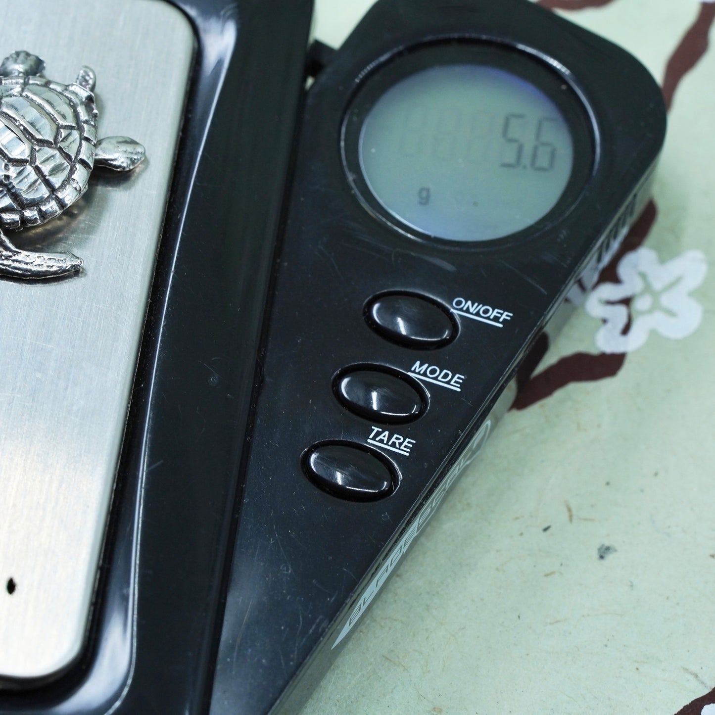 mexico sterling silver handmade pendant, 925 turtle charm with movable joints