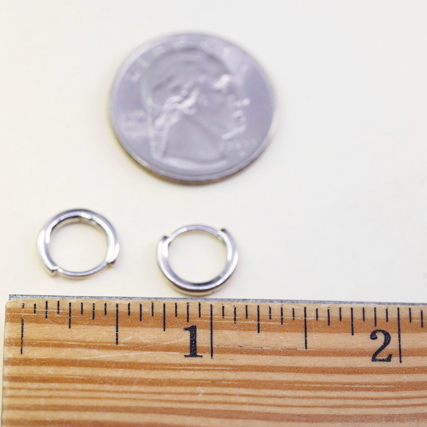 12mm, Vintage SRS sterling silver loop earrings, fashion, fine 925 silver hoops