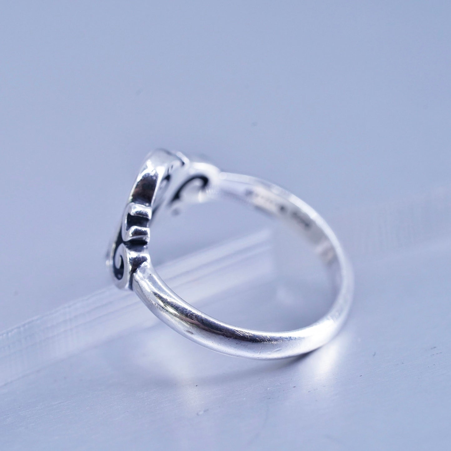 Size 6, James Avery 925 Sterling Silver Spanish Swirl Scroll Filigree Ring