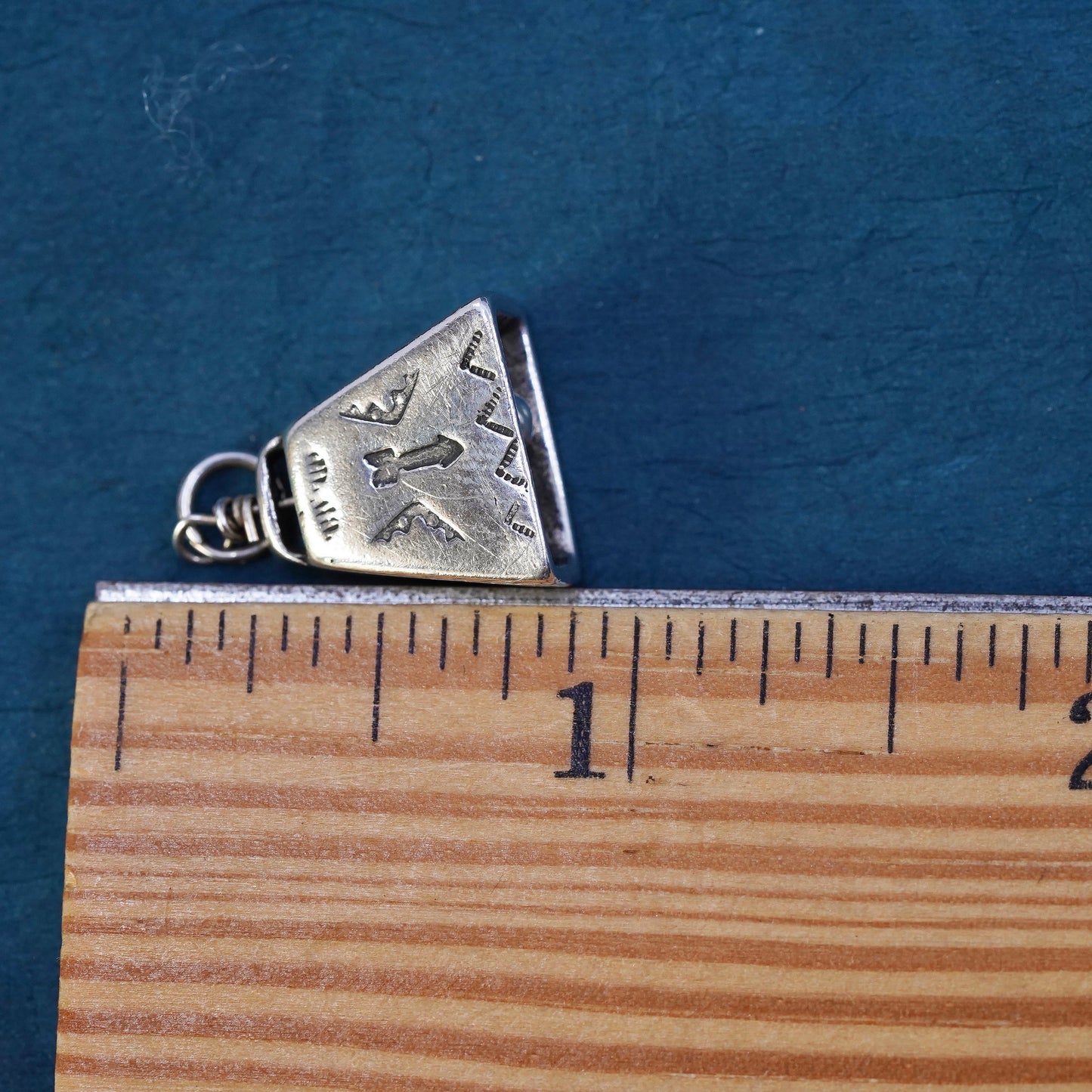 Vintage southwestern Sterling silver chime, bell, ring, 925 harmony ball