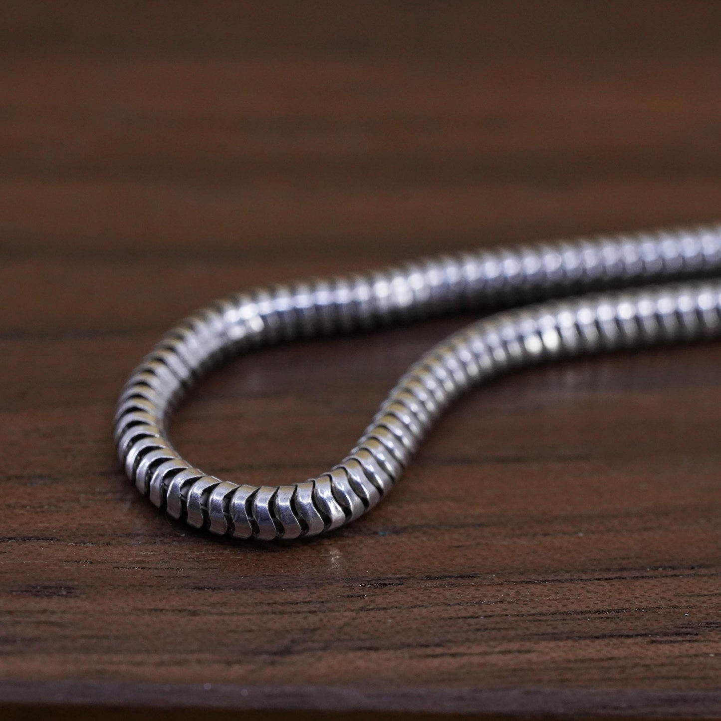 7.5" 3mm, Italian MA Michael Anthony Sterling silver snake chain, 925 bracelet