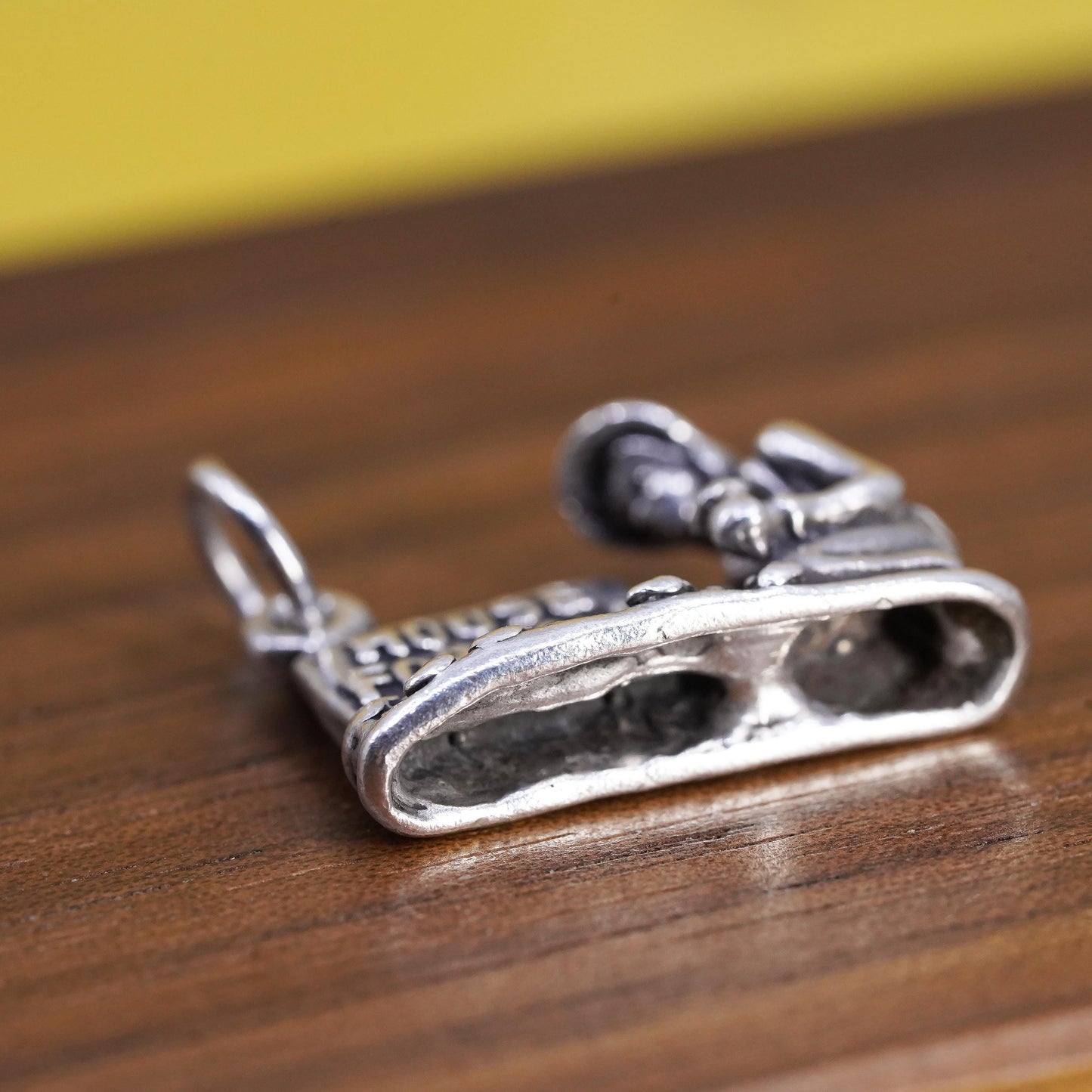 Sterling Silver Realtor Charm, 925 House For Sale Pendant, Real Estate Agent