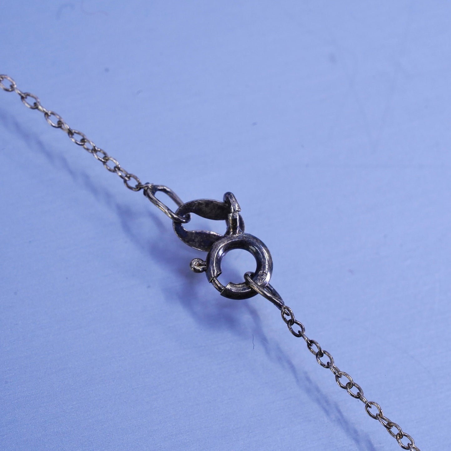 18”, vermeil yellow gold Sterling 925 silver necklace diamond heart pendant