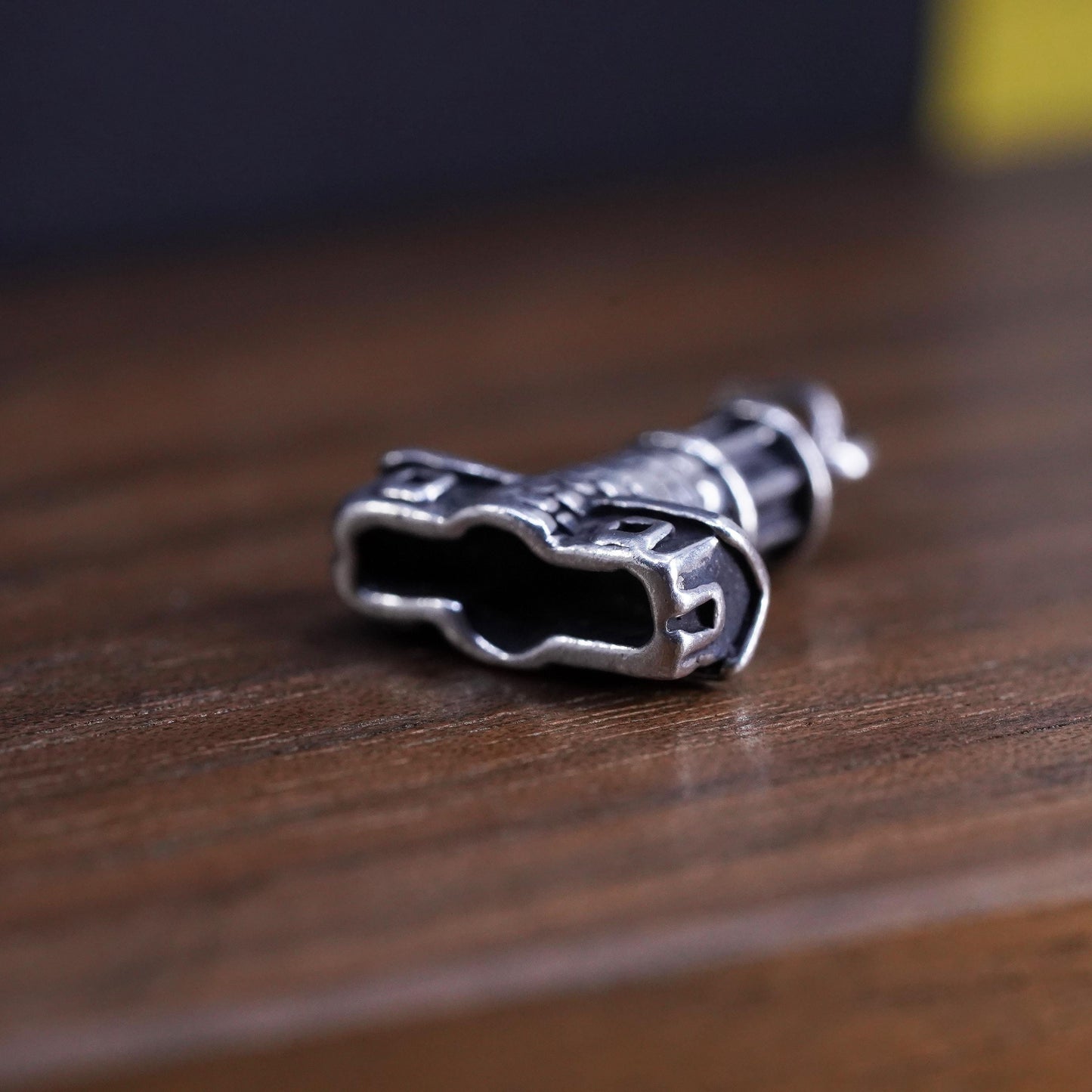 Vintage Sterling silver lighthouse charm, 925 silver pendant