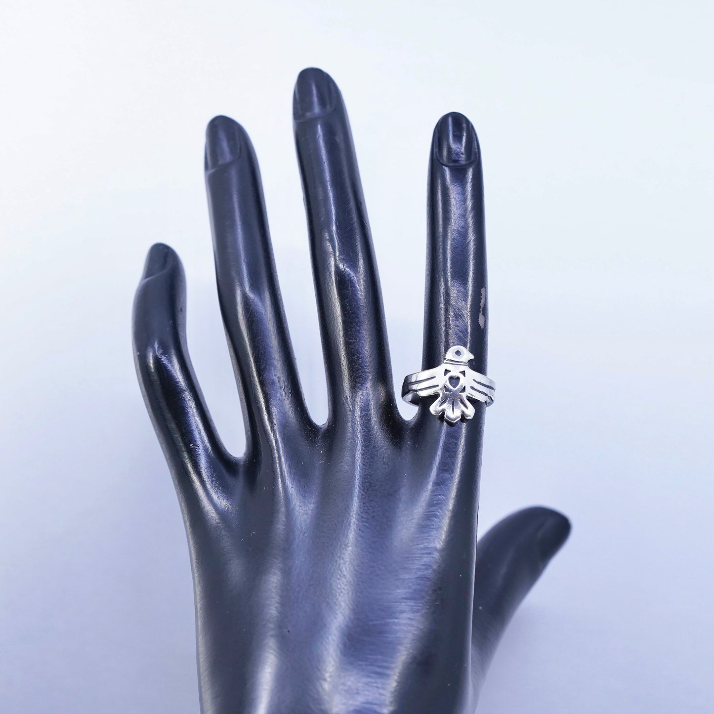 Size 7.25, James Avery sterling 925 silver Rare La Paloma Bird Ring