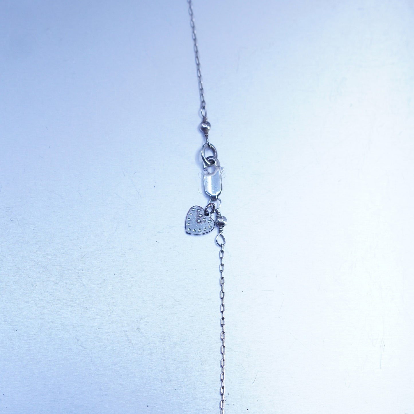 18”, Sterling 925 silver circle necklace sand dollar starfish charms pendant