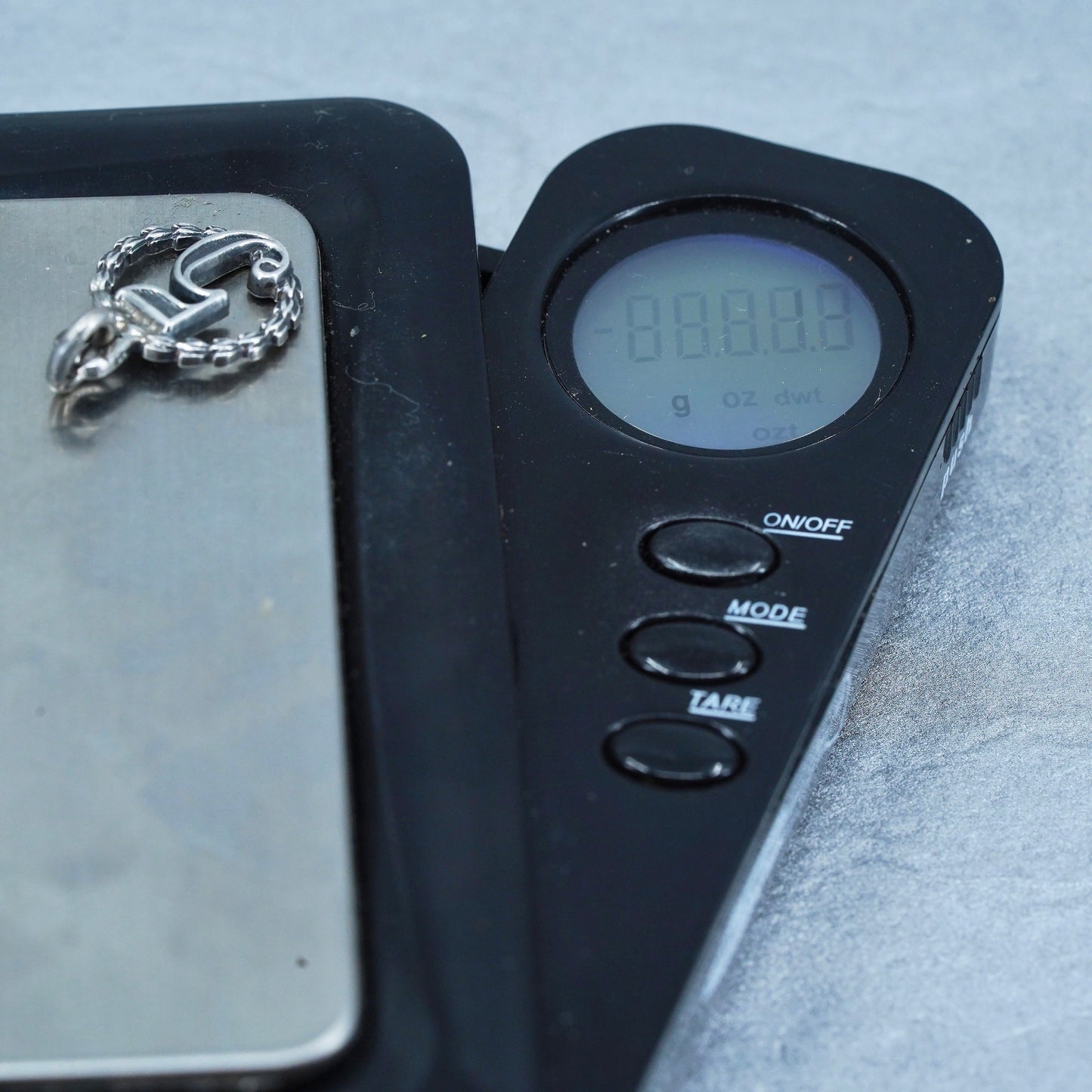 vintage Sterling 925 silver charm, number “5”, stamped sterling