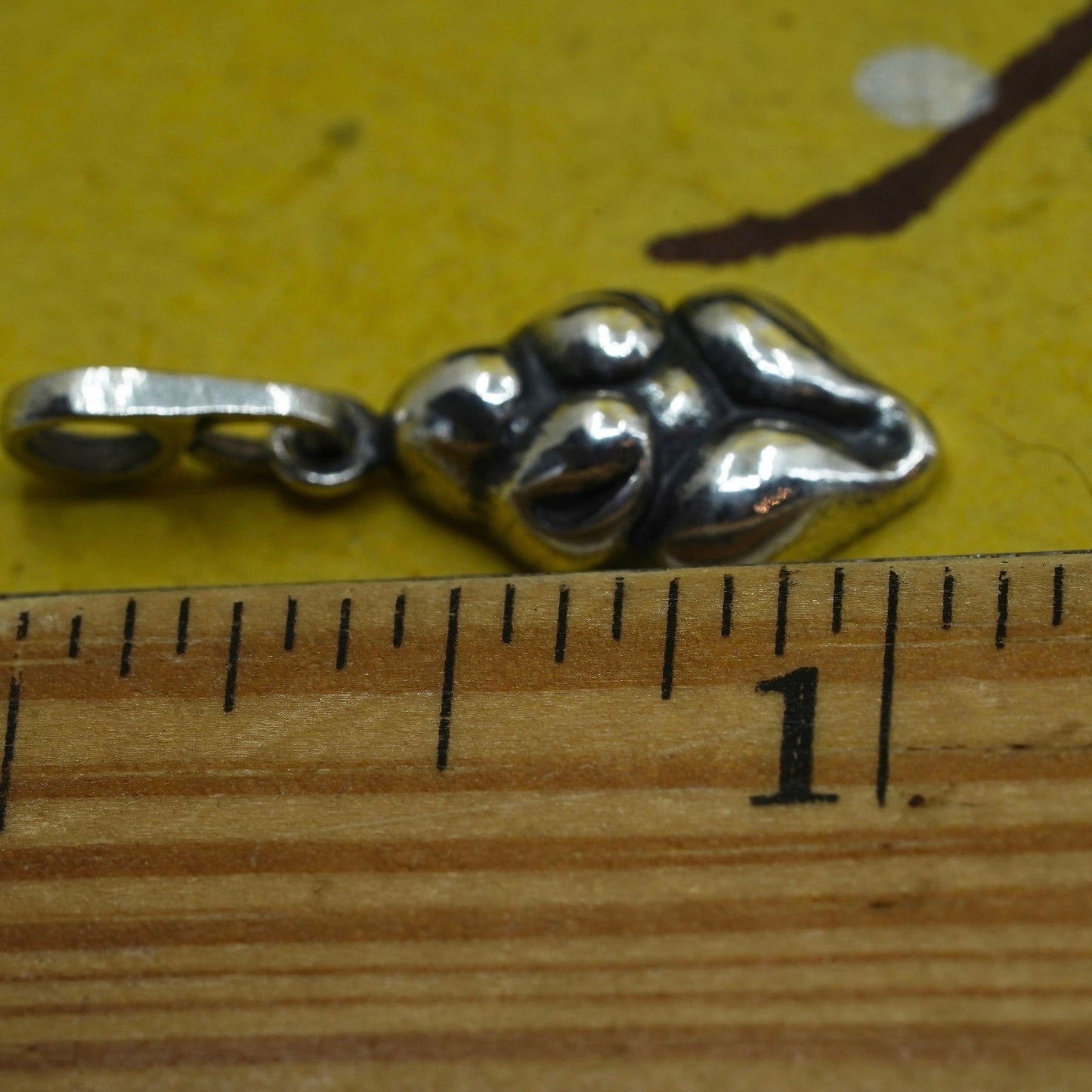 Vintage sterling 925 silver handmade fertility goddess