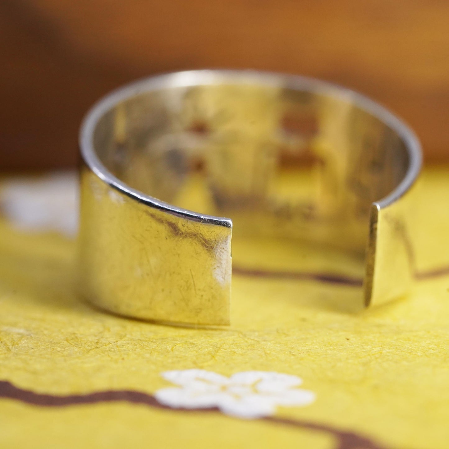 10.75, Native American Sterling 925 Silver Storyteller Ring Cutout Figures Ring