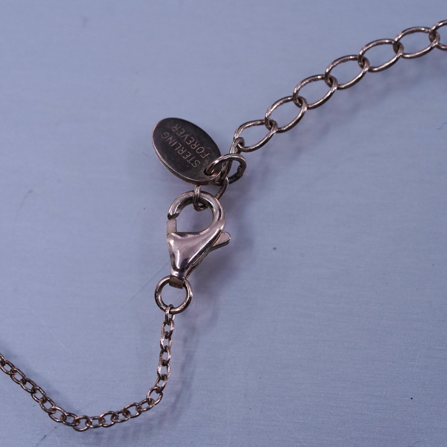 16+2”, vermeil rose gold over Sterling 925 silver necklace cz circle pendant