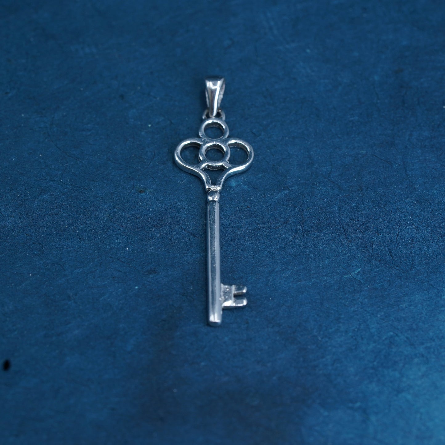 Italian Sterling silver handmade pendant, solid 925 heart charm