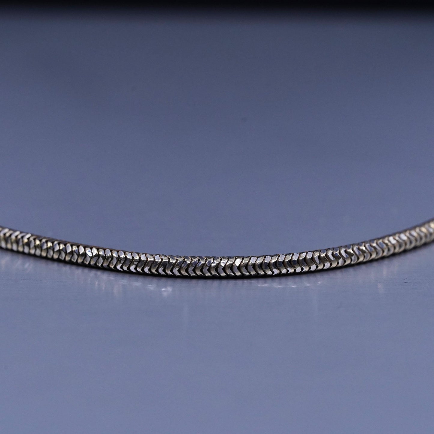 36” Italian JCM gold over Sterling 925 silver extra long snake sweater necklace