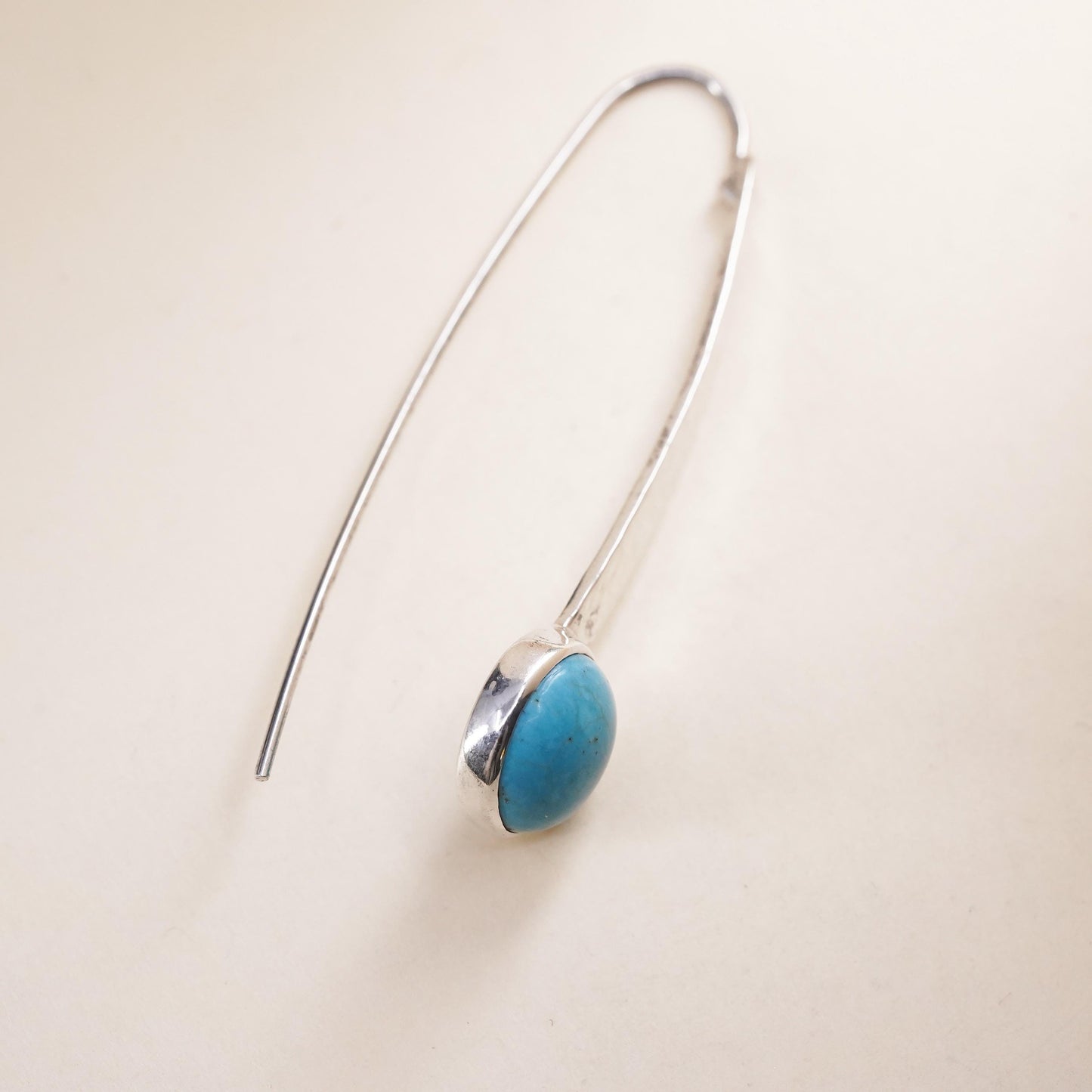 SILPADA 925 Sterling Silver Swan Dive Turquoise single 1 earring W2132