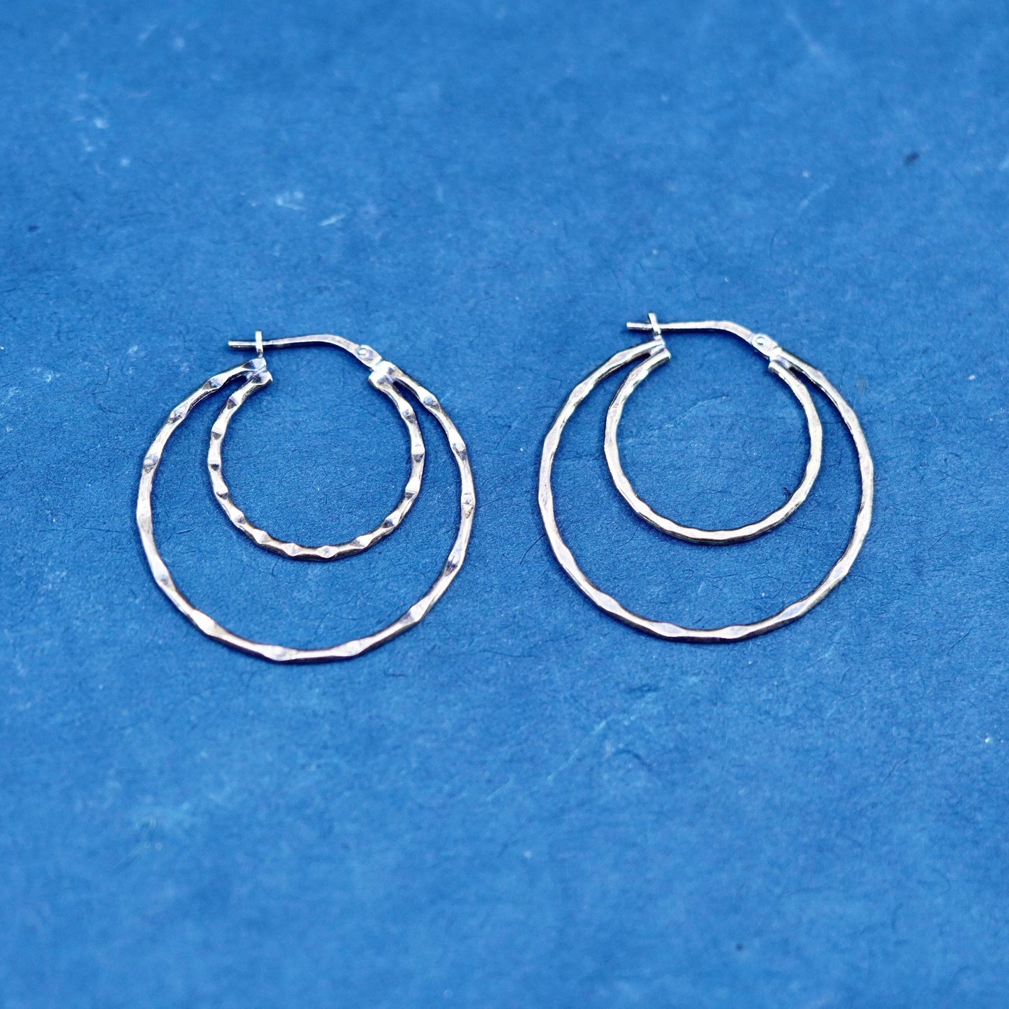 1.25”, Jordan vermeil gold filled Sterling 925 silver hoop earrings, huggie