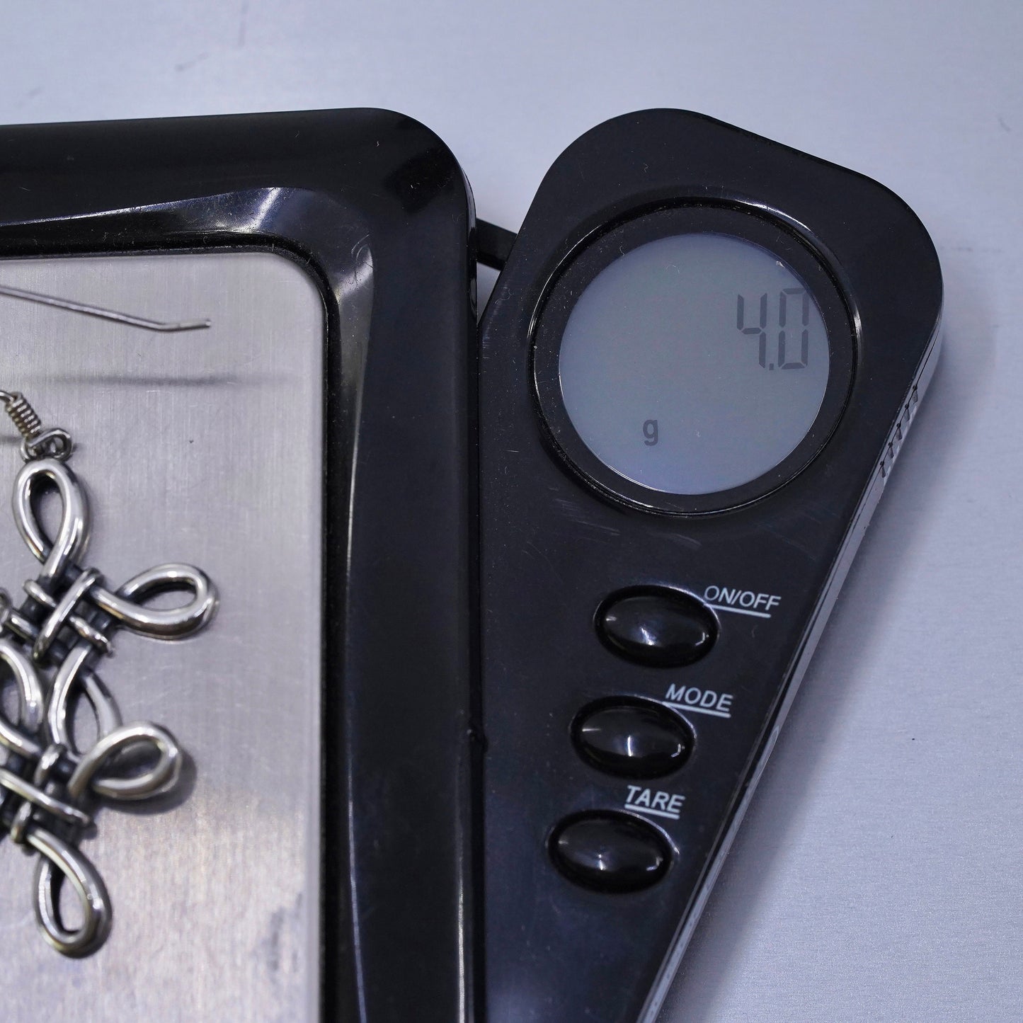 Vintage Irish Sterling 925 silver handmade filigree Celtic knot earrings