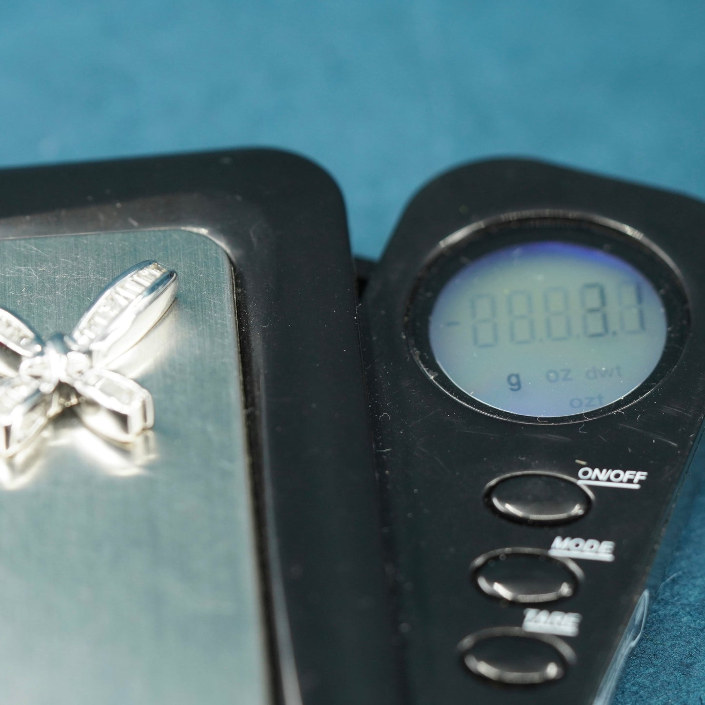 Vintage elegant Sterling silver 925 cross pendant with cluster genuine diamonds