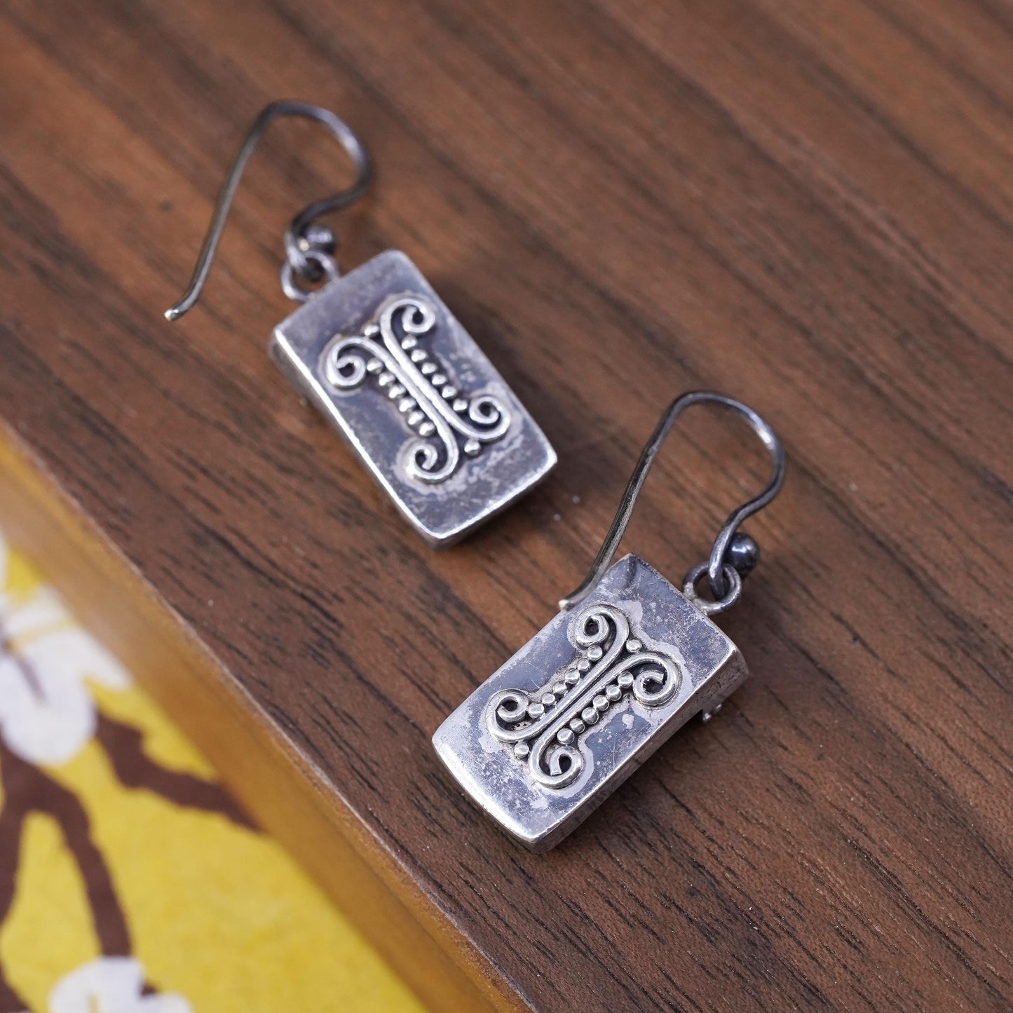 Southwestern Sterling 925 silver handmade earrings with turquoise