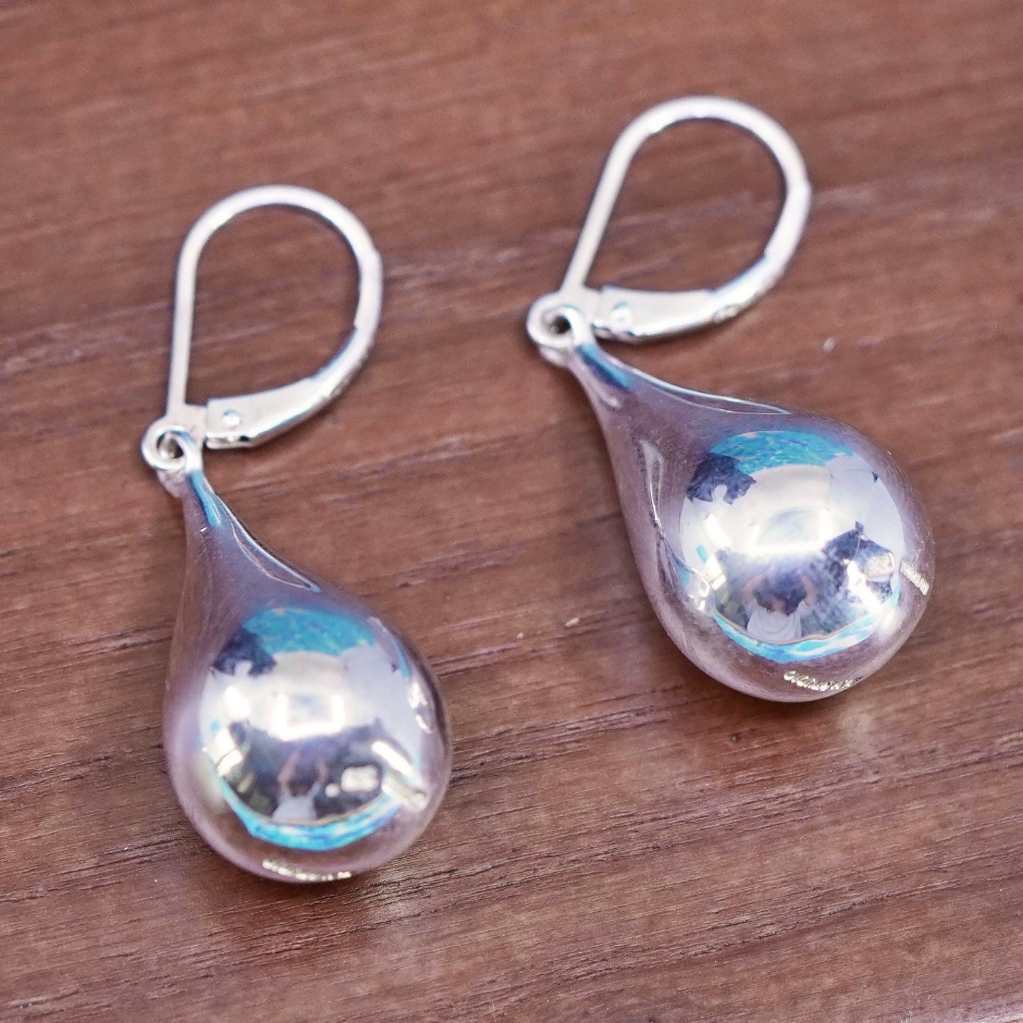 vintage Robert Lee Morris Studio Sterling silver handmade earrings 925 teardrop