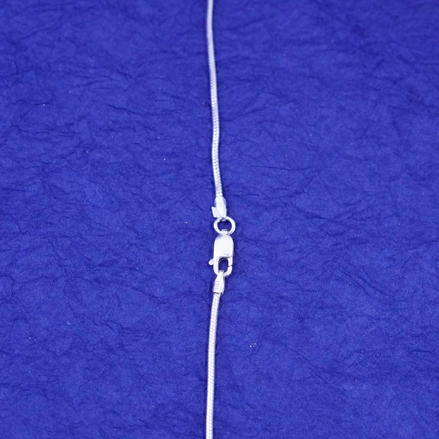 30”, 1.6mm, vintage Sterling silver handmade necklace, 925 box chain