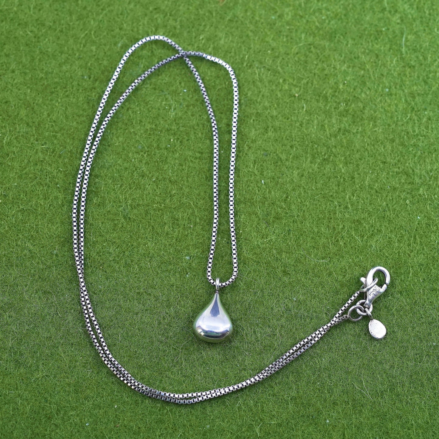 16”, Silpada Sterling Silver 925 Perfect Pair Teardrop Pendant Necklace N2716