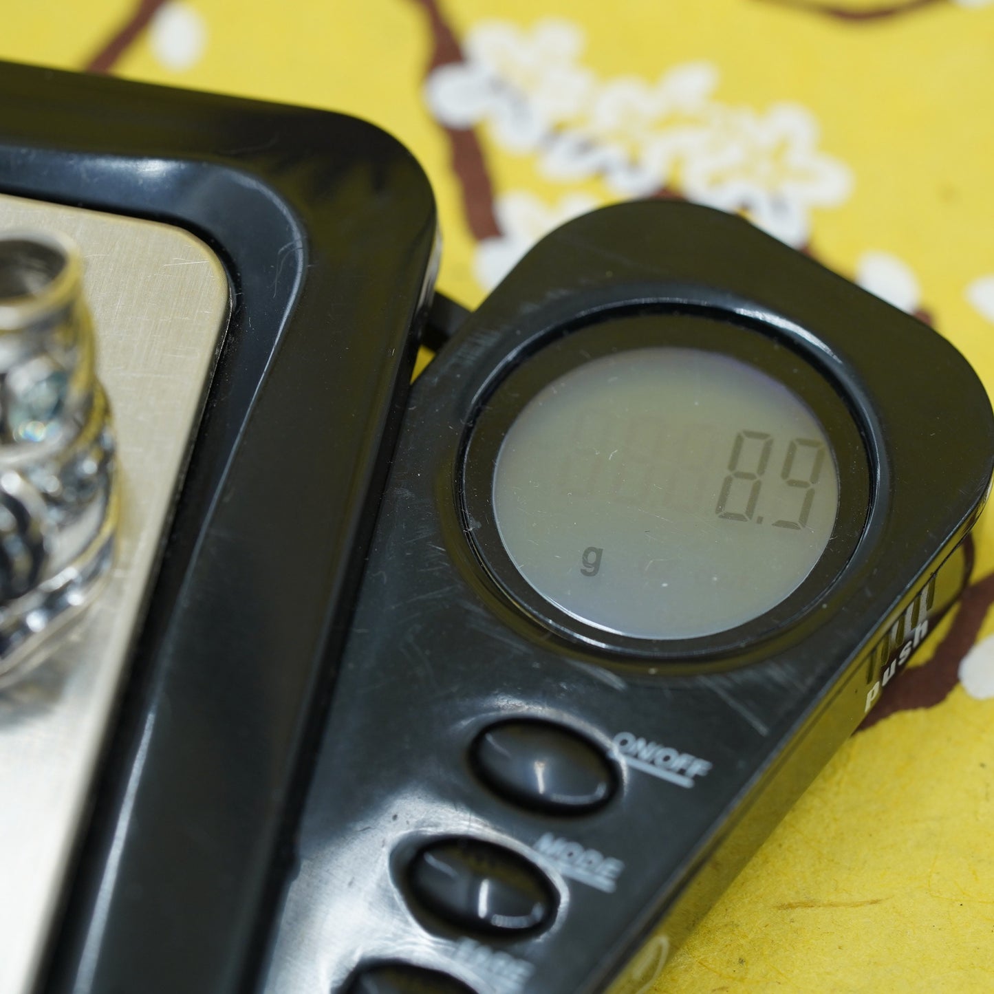 Size 7.25, Israel Shablool Didae sterling silver ring rose flower, 925 band