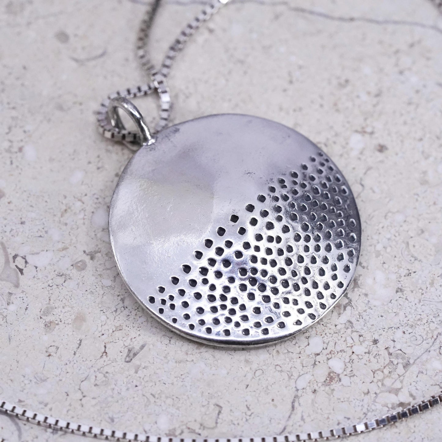 American Eagle US half dollar Coin pendant, Sterling 925 silver necklace