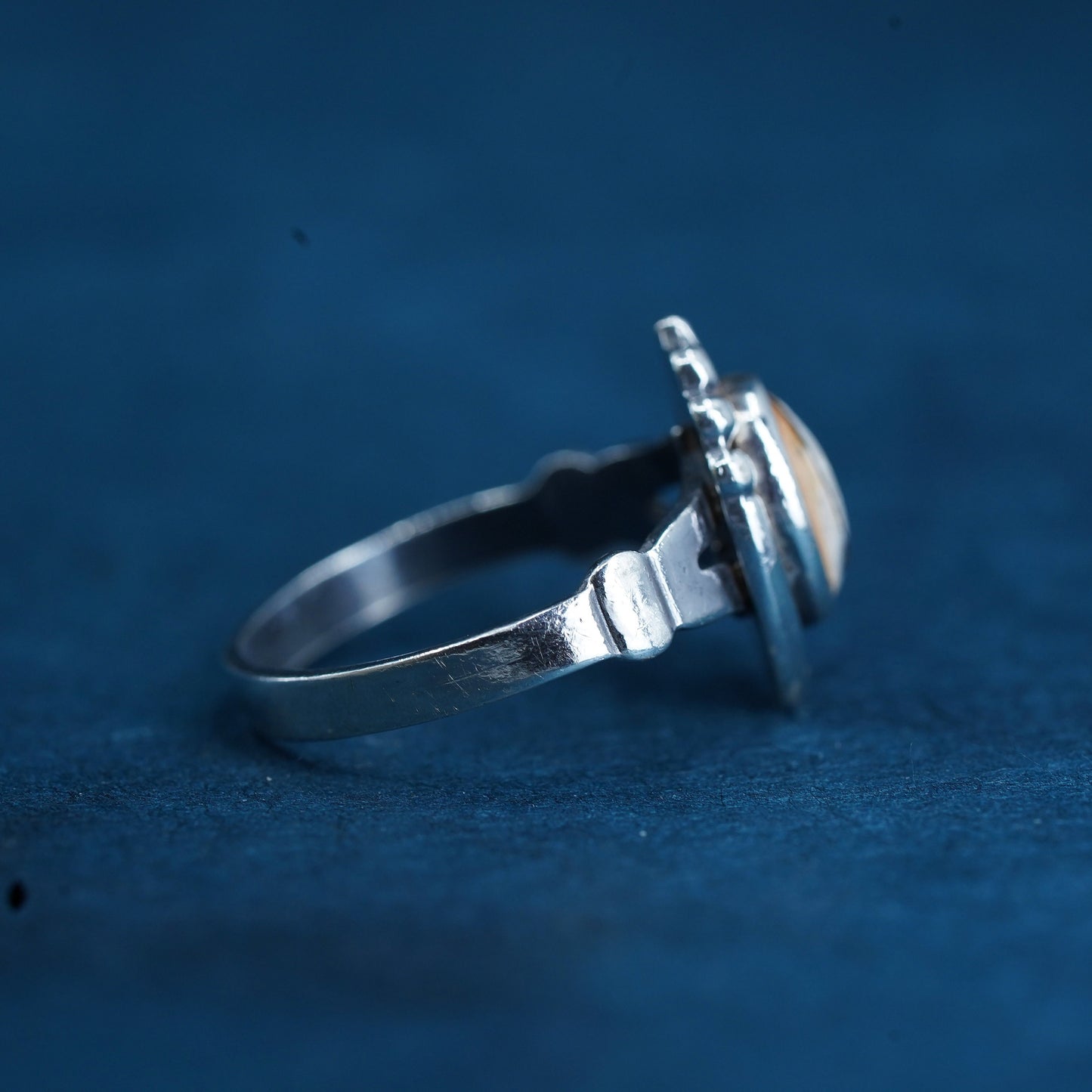 Size 5, bell trading post Sterling 925 silver ring Native American southwestern