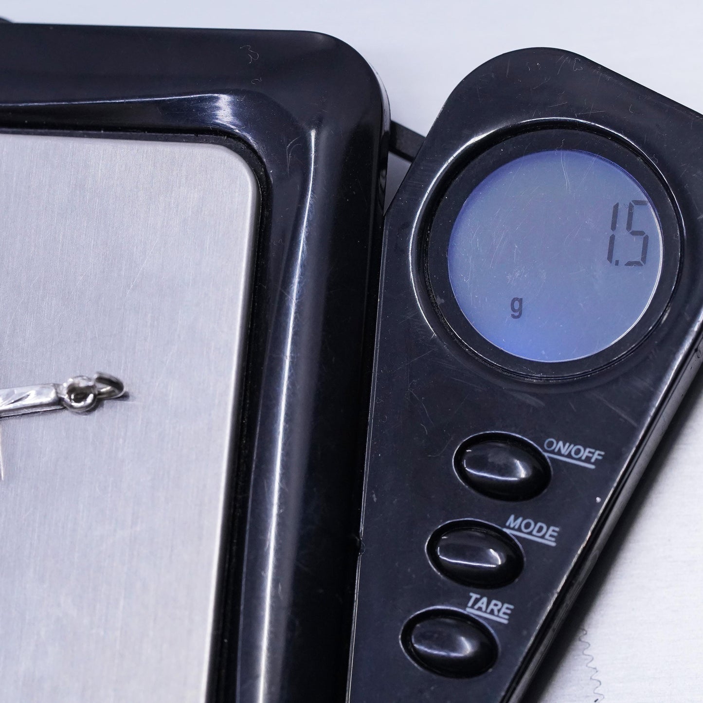 Sterling silver handmade charm, solid 925 silver cross pendant