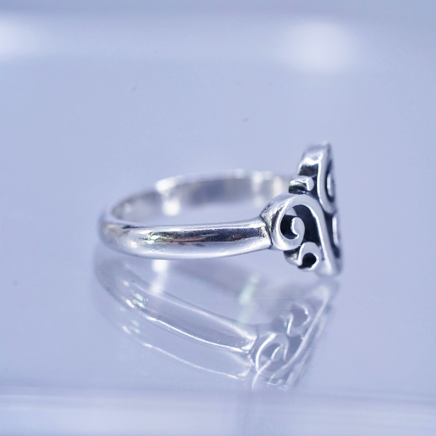 Size 6, James Avery 925 Sterling Silver Spanish Swirl Scroll Filigree Ring