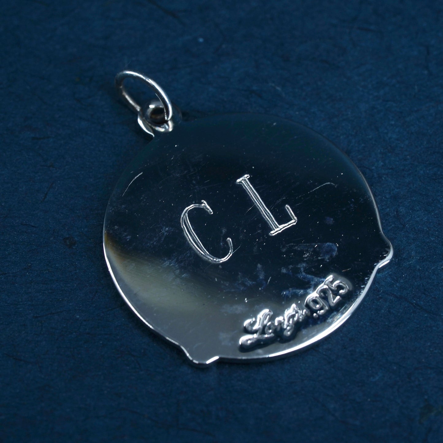 sterling 925 silver Boston athletic association marrison tag pendant enamel