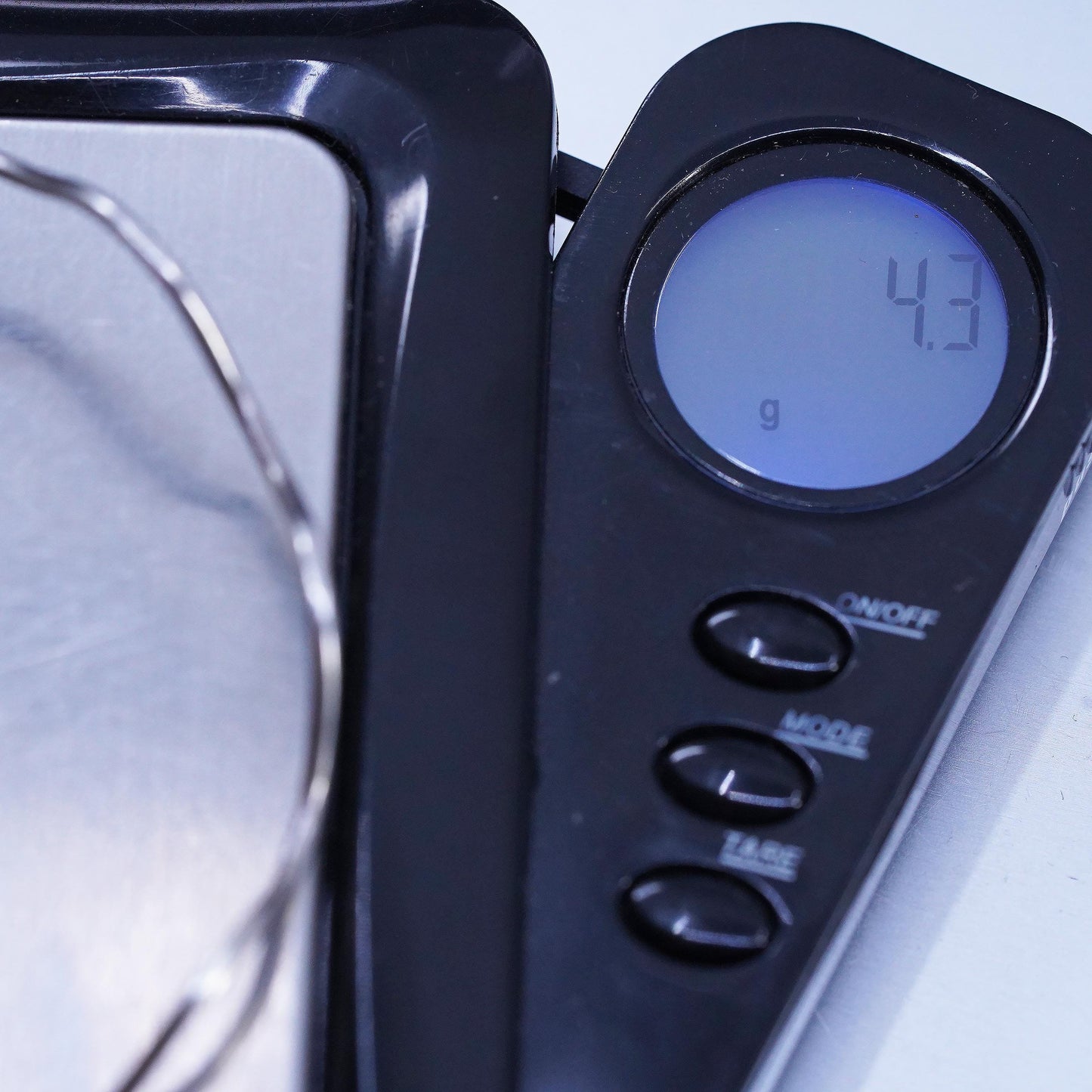 8", Vintage Sterling Silver Hammered Wave Bangle Bracelet, Handmade 925 Cuff