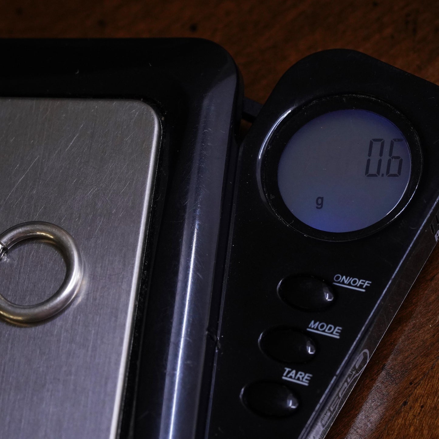 0.5", Vintage sterling silver loop single earring, minimalist primitive hoop