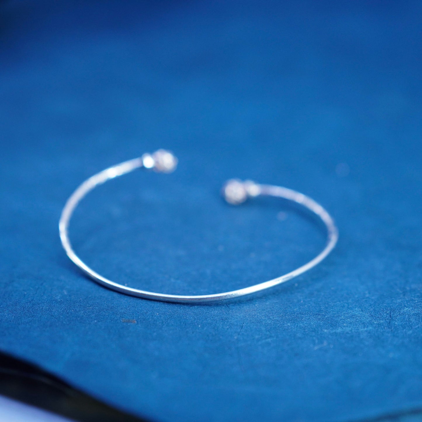 Vintage Sterling Silver 925 West Indies Jamaica Handmade Cuff Bracelet