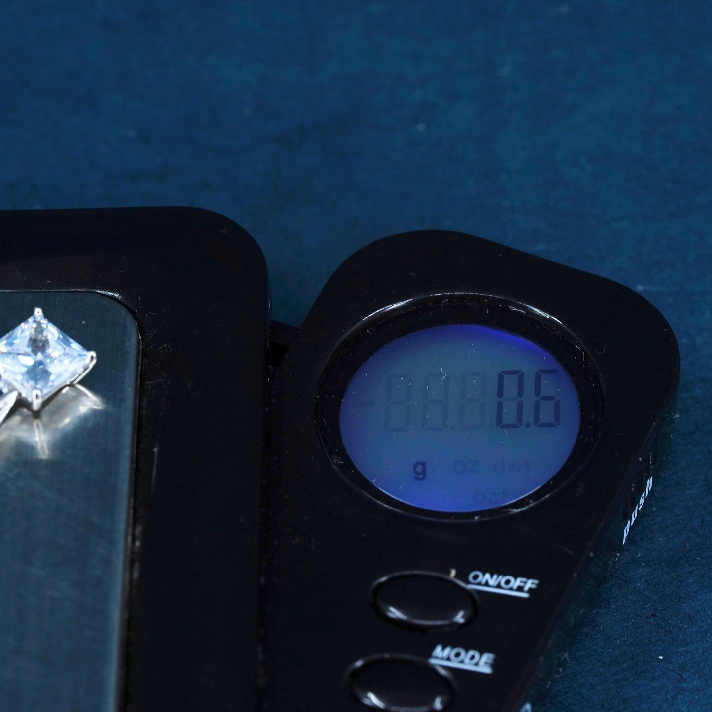 vintage Sterling silver handmade pendant, solid 925 silver with cz details