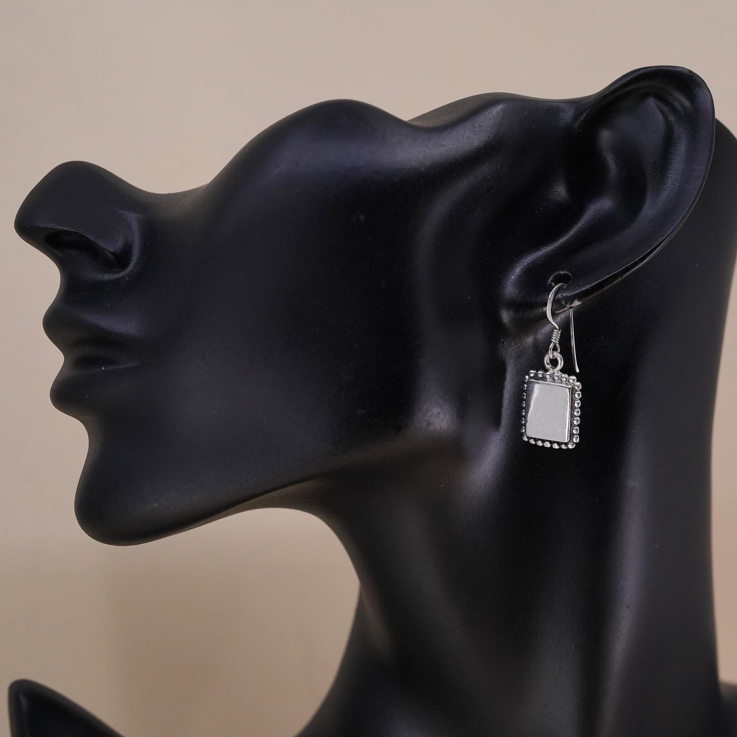 Vintage Sterling silver handmade pendant, 925 tag single earring