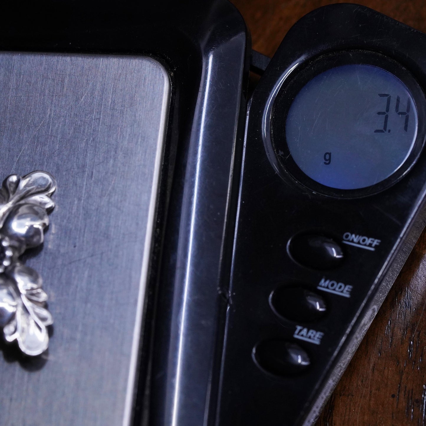 Mid Century HS Denmark Sterling Hermann Siersbol Silver 925 Modernist Brooch