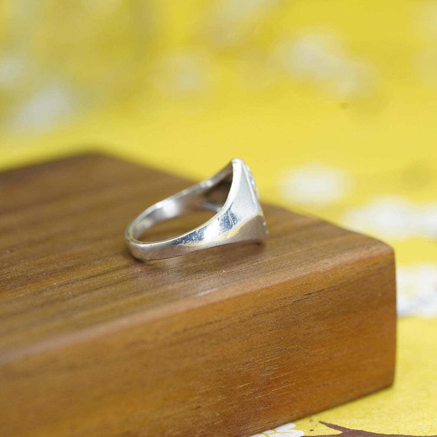 Size 5.25, Sterling silver handmade ring, 925 cubs bsa boy scouts of american