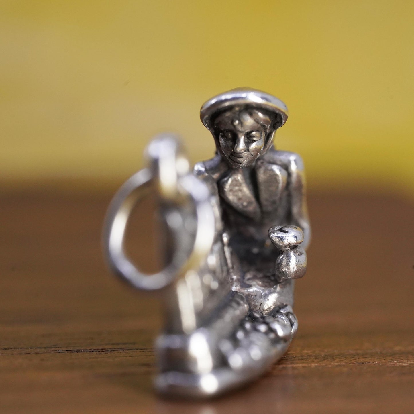 Sterling Silver Realtor Charm, 925 House For Sale Pendant, Real Estate Agent