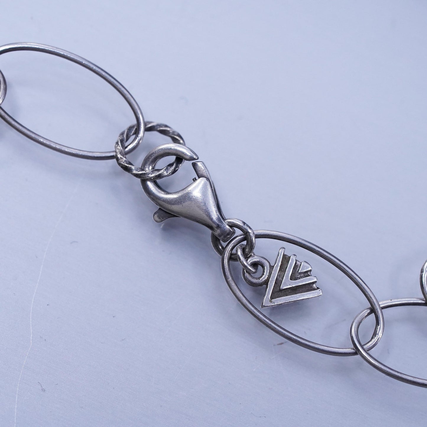 35”, Silpada N1506 925 Sterling Silver Oxidized Hammered extra long Necklace