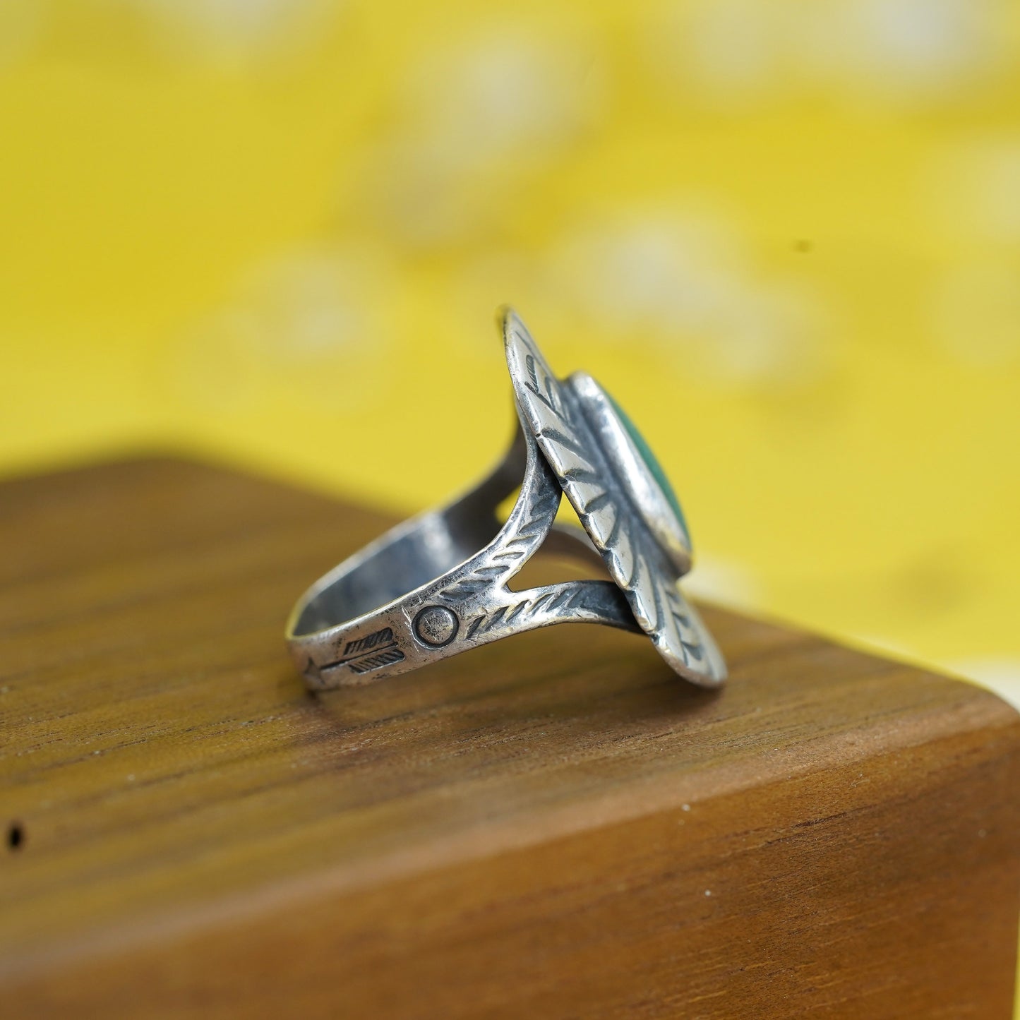 Size 5.75, Native American Sterling silver 925 ring, navajo jewelry, turquoise
